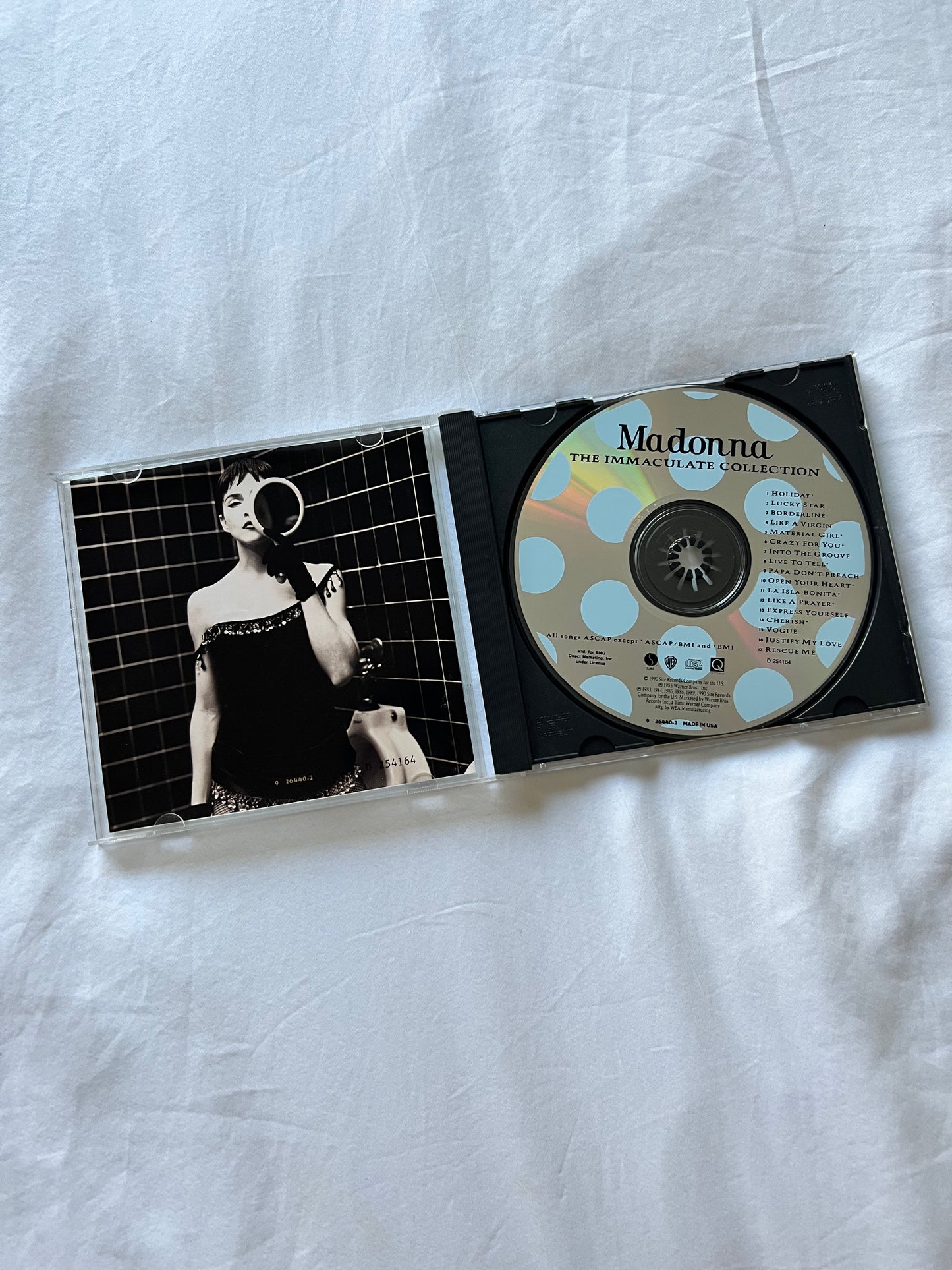 the immaculate collection madonna (cd)