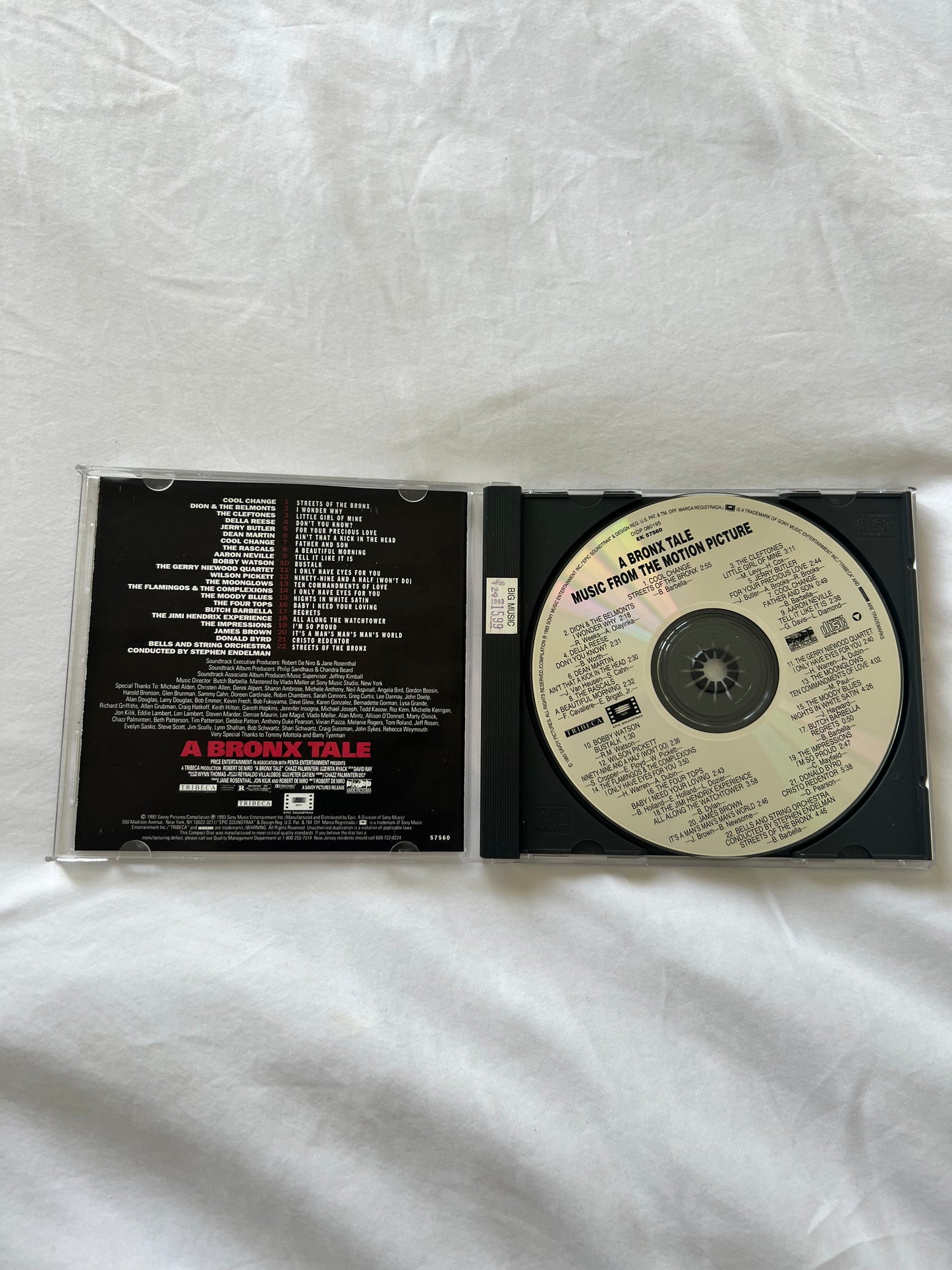 a bronx tale soundtrack cd